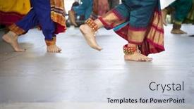  Presentation with holi festival - Audience pleasing theme consisting of new-york-apr-30-2016 backdrop and a sky blue colored foreground