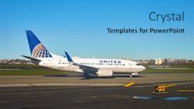  Presentation with airport city - Cool new PPT theme with new-york-april-05-2016 backdrop and a teal colored foreground