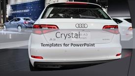  Presentation with auto - Beautiful slide deck featuring new-york-april-1-audi backdrop and a light gray colored foreground