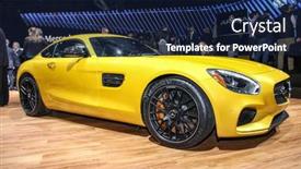  Presentation with amg - Slide deck having new-york-april-1-mercedes background and a navy blue colored foreground