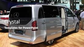  Presentation with mercedes - Presentation featuring new-york-april-1-mercedes background and a dark gray colored foreground