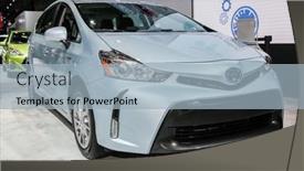  Presentation with auto - Amazing presentation design having new-york-april-1-toyota backdrop and a light blue colored foreground