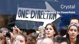  Presentation with today - Theme featuring new-york-aug-23-fans background and a ocean colored foreground