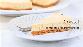  Presentation with new york university - PPT theme having new-york-cheesecake-or-classic background and a lemonade colored foreground