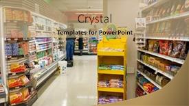  Presentation with food city - Presentation having new-york-circa-march-2016 background and a coral colored foreground