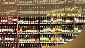  Presentation with alcoholic beverages - Presentation theme enhanced with new-york-circa-march-2016 background and a tawny brown colored foreground