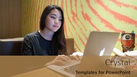  Presentation with woman world - 