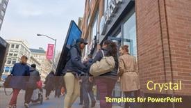  Presentation with telecommunications - Amazing PPT layouts having new-york-circa-march-2016 backdrop and a violet colored foreground