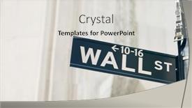  Presentation with wall street stock - Amazing PPT theme having new-york-city-4-sep backdrop and a light gray colored foreground