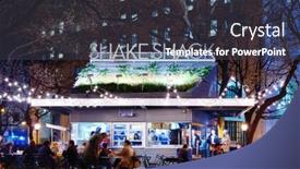  Presentation with customers - Beautiful theme featuring new-york-city-april-15 backdrop and a dark gray colored foreground