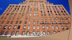  Presentation with google - Colorful slide deck enhanced with new-york-city-april-16 backdrop and a coral colored foreground