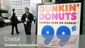  Presentation with franchise - PPT layouts having new-york-city-april-19 background and a gray colored foreground