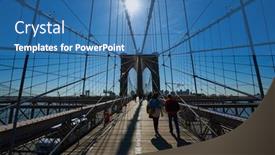  Presentation with brooklyn bridge - 