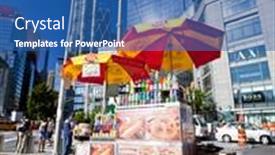  Presentation with street food new york - Slides consisting of new-york-city-aug-30 background and a ocean colored foreground