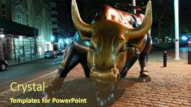  Presentation with prosperity - PPT theme with new-york-city-aug-7 background and a tawny brown colored foreground