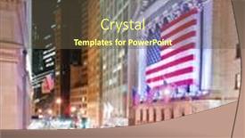  Presentation with wall street stock - Cool new theme with new-york-city-aug-8 backdrop and a tawny brown colored foreground