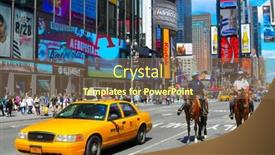  Presentation with intersection - Cool new PPT layouts with new-york-city-august-24 backdrop and a violet colored foreground