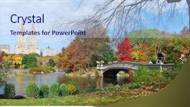  Presentation with taxi cabs new york city - Beautiful PPT layouts featuring new york city central park backdrop and a light blue colored foreground