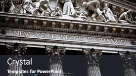  Presentation with new market - Beautiful PPT theme featuring new-york-city-december-27 backdrop and a dark gray colored foreground