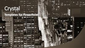  Presentation with new york city - Amazing slide set having new york city fifth avenue backdrop and a  colored foreground