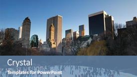  Presentation with skating - Colorful slides enhanced with new-york-city-jan-1 backdrop and a  colored foreground