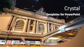  Presentation with terminal - Slide deck featuring new-york-city-july-18 background and a black colored foreground