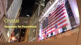  Presentation with wall street stock - Beautiful theme featuring new-york-city-june-16 backdrop and a tawny brown colored foreground