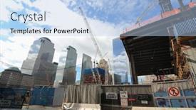  Presentation with world trade center - 