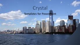  Presentation with world trade center - 