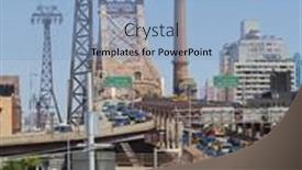  Presentation with rush hour - Amazing presentation theme having new-york-city-june-28th backdrop and a light blue colored foreground