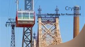  Presentation with tram - Colorful slide set enhanced with new-york-city-june-28th backdrop and a light blue colored foreground