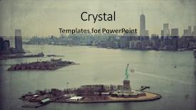  Presentation with new york city - Amazing PPT layouts having new york city manhattan aerial backdrop and a mint green colored foreground