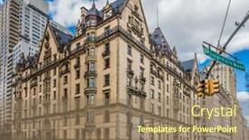  Presentation with dakota - Colorful slide deck enhanced with new-york-city-march-23 backdrop and a coral colored foreground