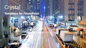  Presentation with chrysler - Slide deck consisting of new-york-city-may-15 background and a  colored foreground