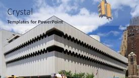  Presentation with building services - Colorful PPT layouts enhanced with new-york-city-may-16 backdrop and a  colored foreground