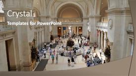  Presentation with metropolitan - PPT layouts consisting of new-york-city-may-26 background and a coral colored foreground