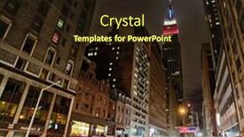  Presentation with empire state building night - 
