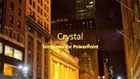  Presentation with taxi cabs new york city - Presentation design having new-york-city-nov-13 background and a tawny brown colored foreground