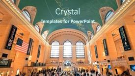  Presentation with new york city subway station - 