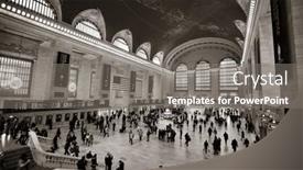  Presentation with new york city subway station - 