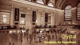  Presentation with new york city subway station - 