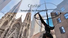  Presentation with avenue - Presentation theme with new-york-city-ny-dec background and a  colored foreground