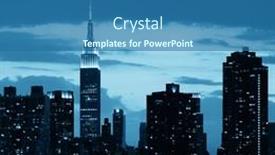  Presentation with empire state building night - 