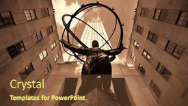  Presentation with complex - Beautiful slide set featuring new-york-city-ny-mar backdrop and a tawny brown colored foreground