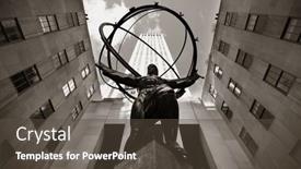  Presentation with complex - Colorful PPT theme enhanced with new-york-city-ny-mar backdrop and a tawny brown colored foreground