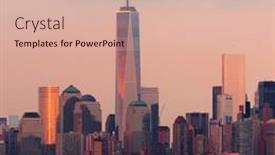  Presentation with world trade center - 