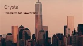  Presentation with world trade center - 