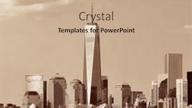  Presentation with world trade center - 