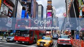  Presentation with broadway - Colorful slide deck enhanced with new-york-city-sep-5 backdrop and a teal colored foreground