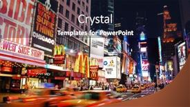  Presentation with broadway - Audience pleasing slide set consisting of new-york-city-sep-5 backdrop and a wine colored foreground